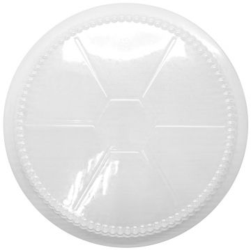 Karat 9" OPS Dome Lids for Foil Containers - 500 ct