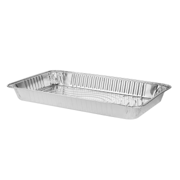 Karat Full Size Standard Aluminum Foil Medium Depth Steam Table Pans - 50 ct