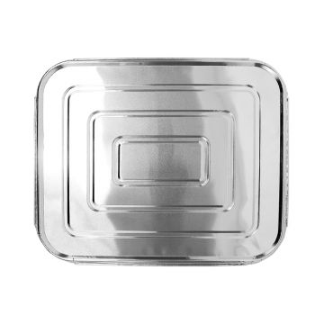 Karat Half Size Aluminum Foil Steam Table Pan Lids - 100 ct