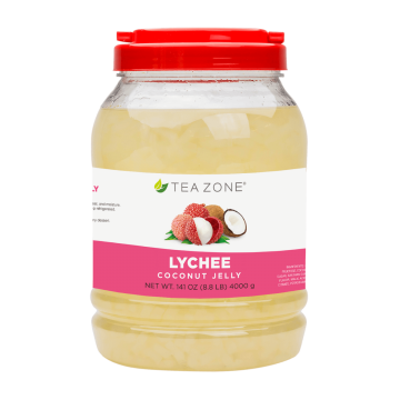 Tea Zone Lychee Coconut Jelly (8.5 lbs)