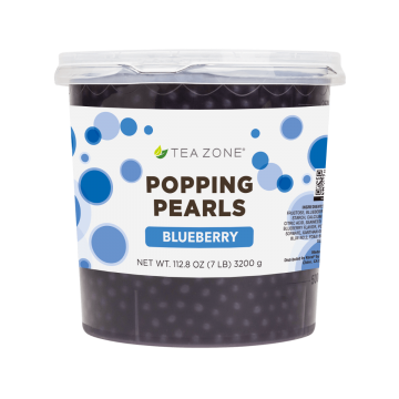 Tea Zone Blueberry Popping Pearls (7 lbs)