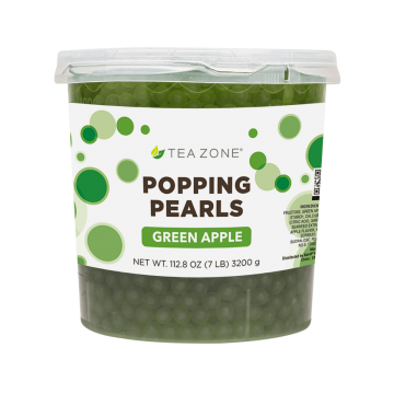 Tea Zone Green Apple Popping Pearls (7 lbs)