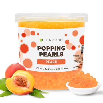 Tea Zone Peach Popping Pearls (7 lbs)