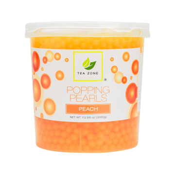 Tea Zone Peach Popping Pearls (7 lbs)
