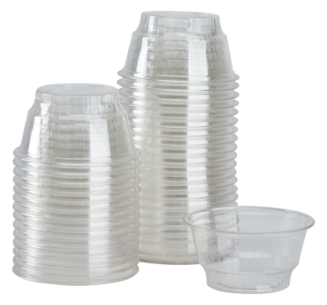 Karat 5oz PET Plastic Dessert Cups (92mm) - 1,000 ct