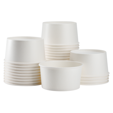 Karat 24oz Food Containers - White (142mm) - 600 ct
