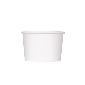 Karat 4oz Food Containers - White (76mm) - 1,000 ct, C-KDP4W