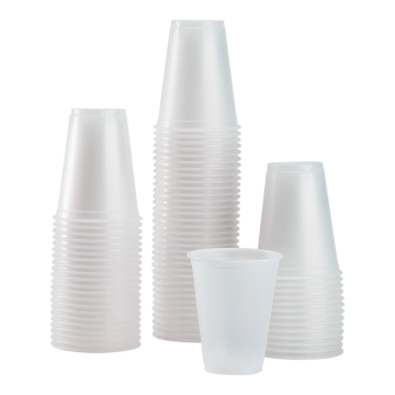 Karat 9oz PS Plastic Cold Cups (78mm) - 2,500 ct