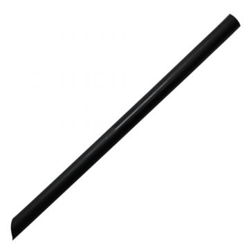 Karat 9'' Unwrapped Boba Straws (10mm) - Black - 3,500 ct