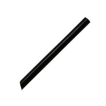 Karat 5.75'' Boba Sample Straws (10mm) Unwrapped - Black - 2,000 ct