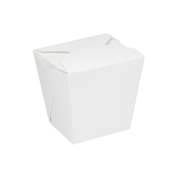 Karat 26oz Food Pail / Paper Take-out Container - White - 450 ct, FP-FP26W