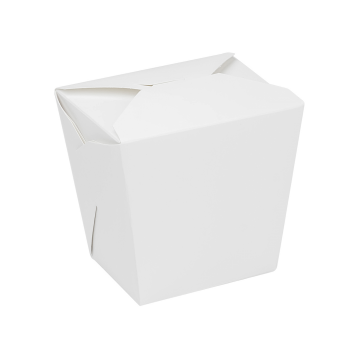 Karat 32oz Food Pail / Paper Take-out Container - White - 450 ct, FP-FP32W