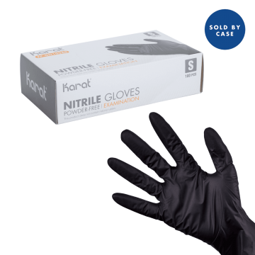 Nitrile Powder-Free Gloves (Black) - Small - 1,000 ct