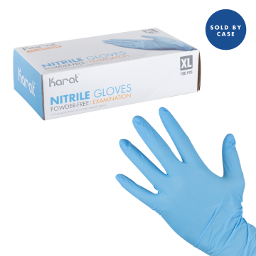 Nitrile Powder-Free Gloves (Blue) - X-Large - 1,000 ct