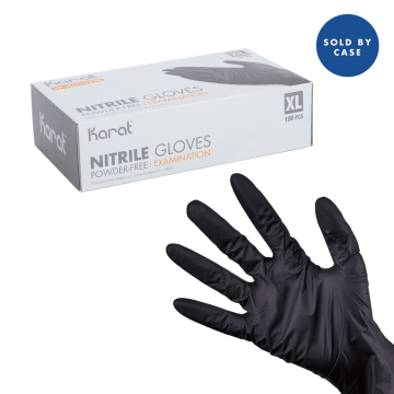 Nitrile Powder-Free Gloves (Black) - X-Large - 1,000 ct