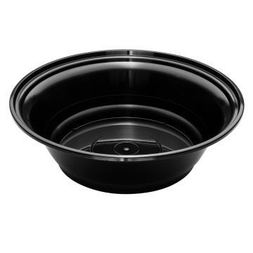  Karat 22oz PP Injection Molding Bowl (Black) - 300 ct 