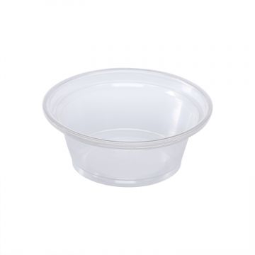 Karat 1oz Squat PP Plastic Portion Cups - Clear - 2,500 ct