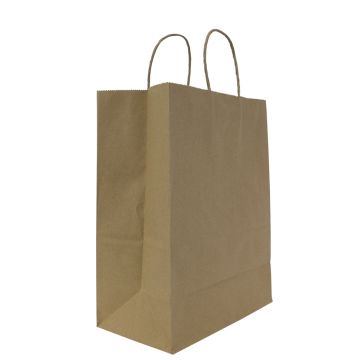 Karat Laguna (Medium) Paper Shopping Bags - Kraft - 250 ct