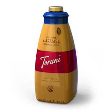Torani Sugar Free Caramel Sauce (64oz), G-Caramel-S-sf
