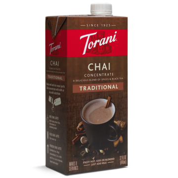 Torani Traditional Chai Concentrate (32oz), G-Chai, Traditional