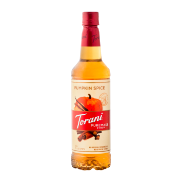 Torani Puremade Pumpkin Spice Syrup - Bottle (750mL) 