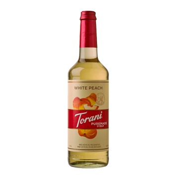 Torani Puremade White Peach Syrup - 750mL