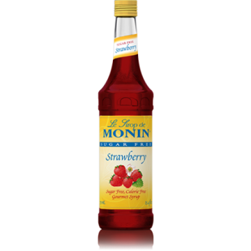 Monin Sugar Free Strawberry Syrup (750mL), H-Strawberry-sf