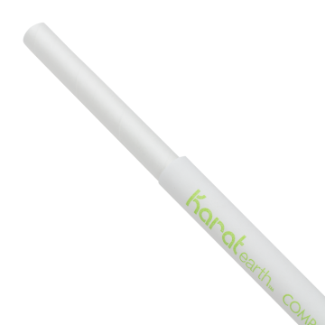 Karat Earth 7.75" Giant Paper Straw (7mm) Wrapped - White (2,000 ct)