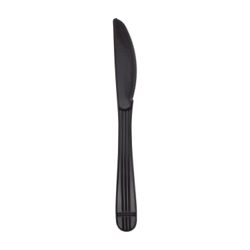 Karat PP Plastic Premium Extra Heavy Weight Knives - Black - 1,000 ct
