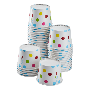 Karat 12oz Food Containers - Dots (100mm) - 1,000 ct