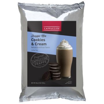 Cappuccine Cookies & Cream Frappe Mix (3 lbs), P4010