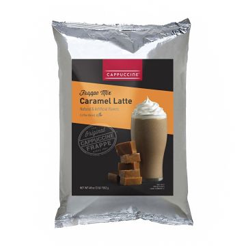 Cappuccine Caramel Latte Frappe Mix - Bag (3 lbs)
