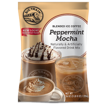 Big Train Peppermint Mocha Blended Ice Coffee Mix (3.5 lbs), P6035