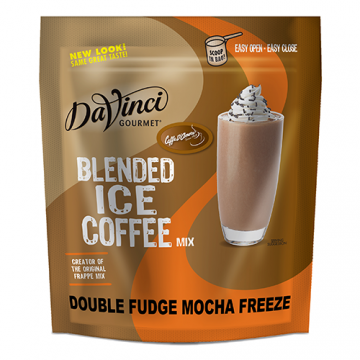 DaVinci Double Fudge Mocha Freeze Blended Ice Coffee Mix (3 lbs) - Formerly Caffe D'Amore