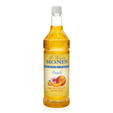 Monin Sugar Free Peach Syrup - Bottle (1 Liter)