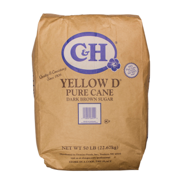 C&H Yellow D Dark Brown Sugar - 50 lb