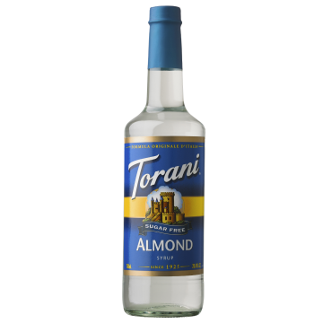Torani Sugar Free Almond Syrup (750 mL), G-Almond-sf