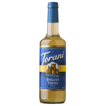 Torani Sugar Free English Toffee Syrup (750 mL)