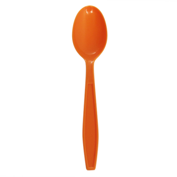 Karat PP Plastic Extra Heavy Weight Tea Spoons - Orange - 1,000 ct