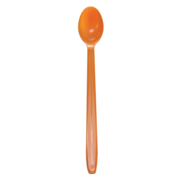 Karat PP Plastic Heavy Weight Soda Spoons - Orange - 1,000 ct