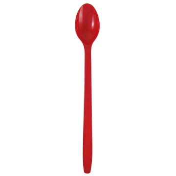 Karat PP Plastic Heavy Weight Soda Spoons - Red - 1,000 ct