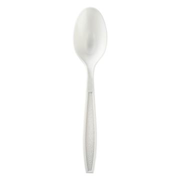 Karat PP Heavy-Weight WRAPPED Tea Spoon (White) - 1,000 pcs