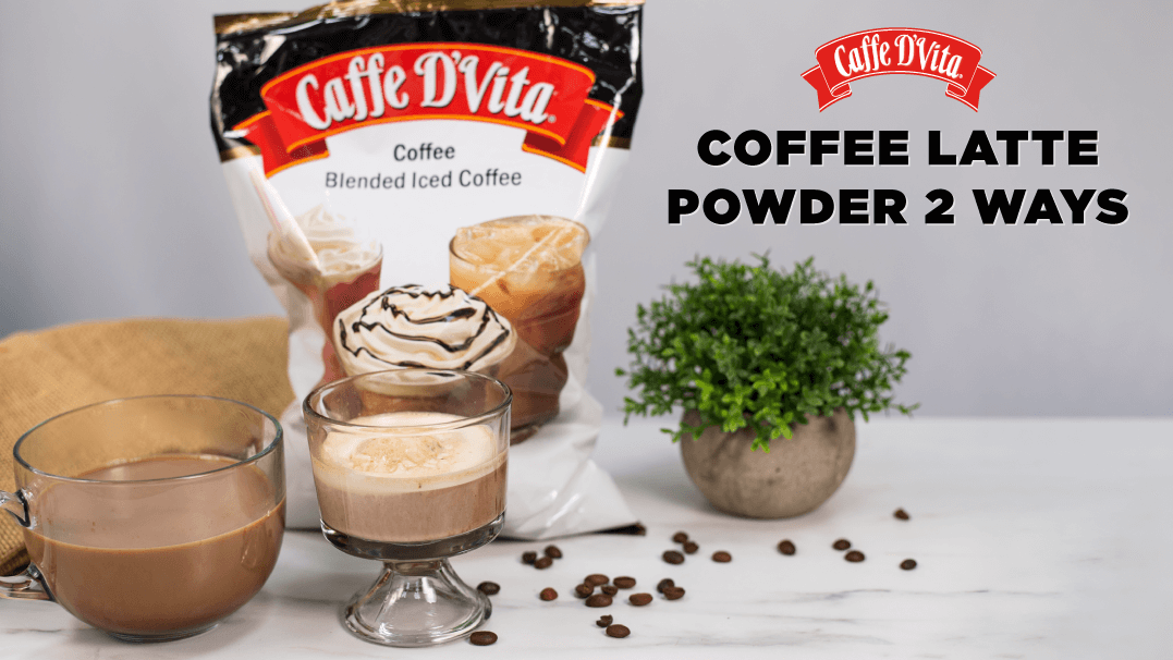Coffee Latte Powder 2 Ways … feat. Caffe D’Vita
