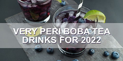 Very Peri Boba Tea Drinks for 2022