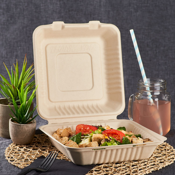 Picture of Bagasse Hinged Containers